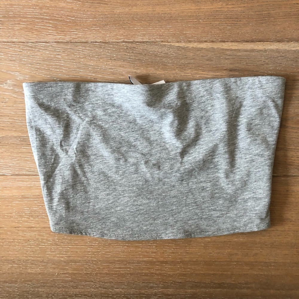 Grey tube top